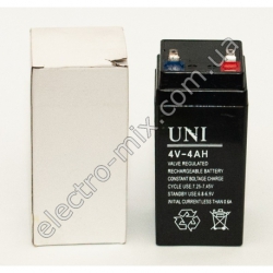A680 Аккумулятор UNI 4В 4А